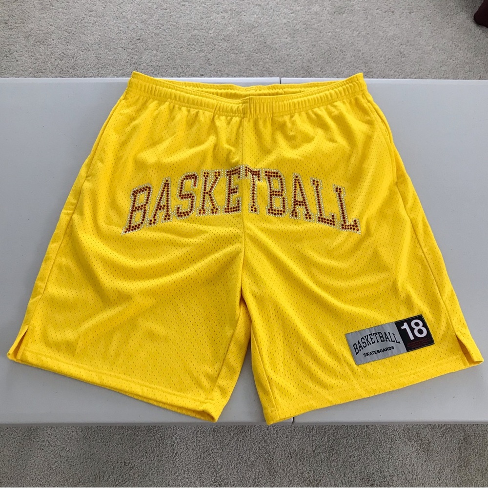 Basketball Skateboards by Heron Preston // NWOT Men’s Sequined Basketball Shorts